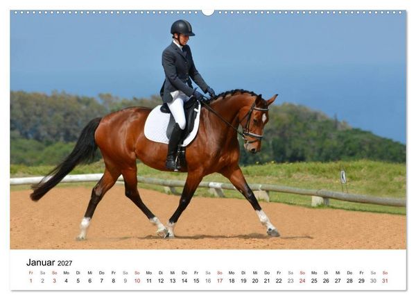 Produktbild: Vielseitigkeitsreiten (Wandkalender 2027 DIN A2 quer), CALVENDO Monatskalender