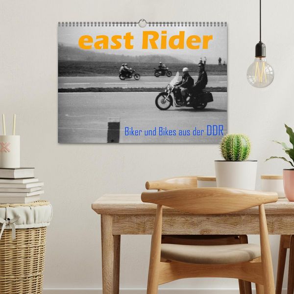 Produktbild: east Rider - Biker und Bikes aus der DDR (Wandkalender 2026 DIN A3 quer), CALVENDO Monatskalender