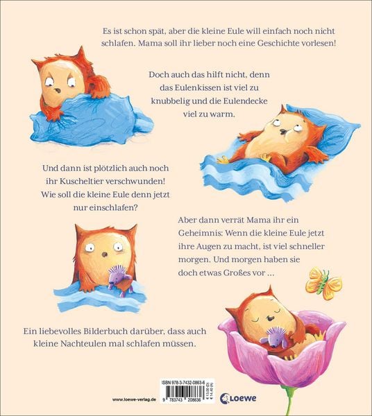 Produktbild: Die kleine Eule will noch nicht ins Bett