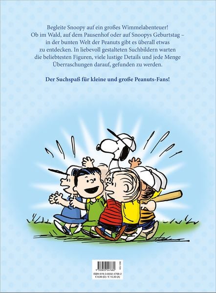 Produktbild: Peanuts: Wimmelbuch - Entdecke die Welt der Peanuts!