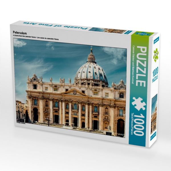 CALVENDO Puzzle Petersdom | 1000 Teile Lege-Größe 64x48cm Foto-Puzzle für glückliche Stunden