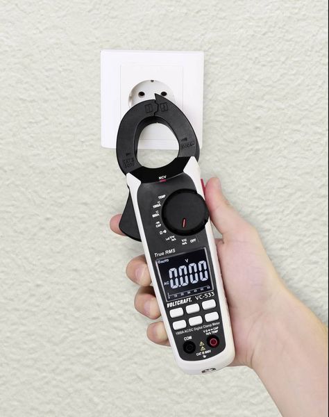 Produktbild: VOLTCRAFT VC-533 Stromzange digital CAT III 600V Anzeige (Counts): 6000