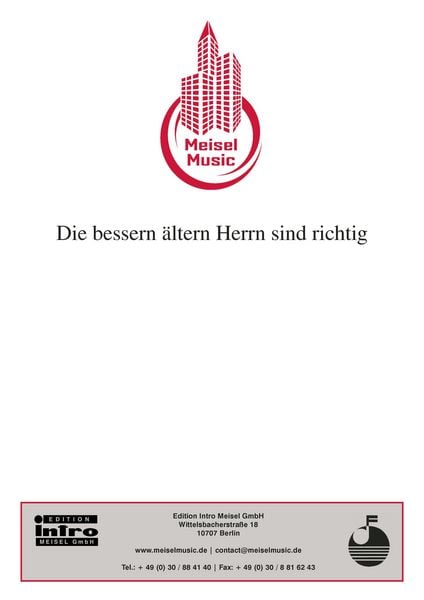 Produktbild: Die bessern &auml;ltern Herrn sind richtig