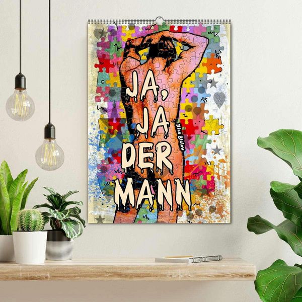 Produktbild: Ja, Ja der Mann (Wandkalender 2026 DIN A2 hoch), CALVENDO Monatskalender