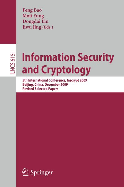 Produktbild: Information Security and Cryptology