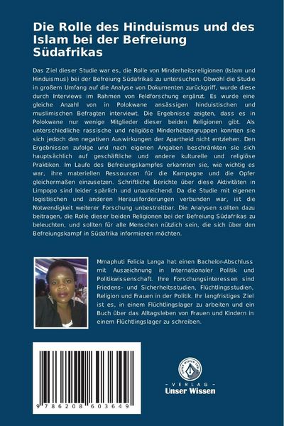Produktbild: Die Rolle des Hinduismus und des Islam bei der Befreiung S&uuml;dafrikas