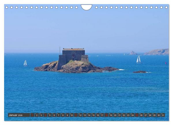 Produktbild: Saint Malo - Stadt der Korsaren (Wandkalender 2026 DIN A4 quer), CALVENDO Monatskalender