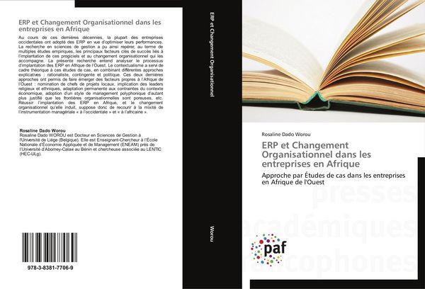 Produktbild: ERP et Changement Organisationnel dans les entreprises en Afrique