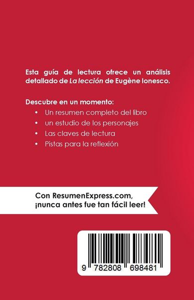 Produktbild: La lecci&oacute;n
