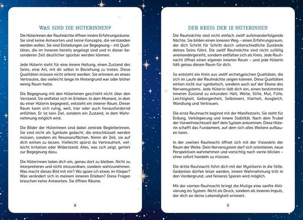 Produktbild: Kartenset: H&uuml;terinnen der Rauhn&auml;chte | mit Ritualen, Affirmationen und Videomeditationen