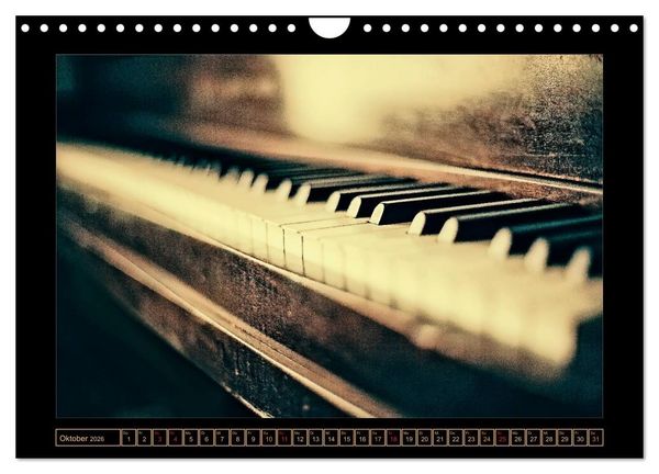 Produktbild: Klavier - Solo f&uuml;r zehn Finger (Wandkalender 2026 DIN A4 quer), CALVENDO Monatskalender