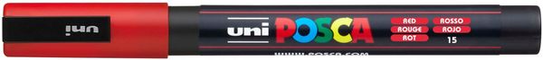 Produktbild: uni-ball Marker uni POSCA PC-3M rot