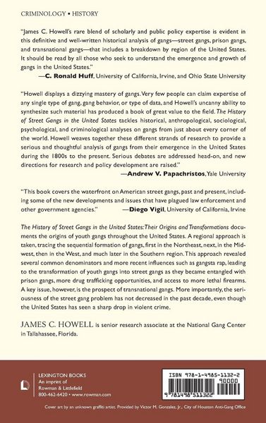 Produktbild: Howell, J: History of Street Gangs in the United States