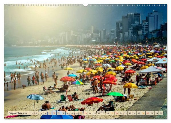 Produktbild: Rio de Janeiro, Stadt des Sonnenscheins (Wandkalender 2026 DIN A2 quer), CALVENDO Monatskalender
