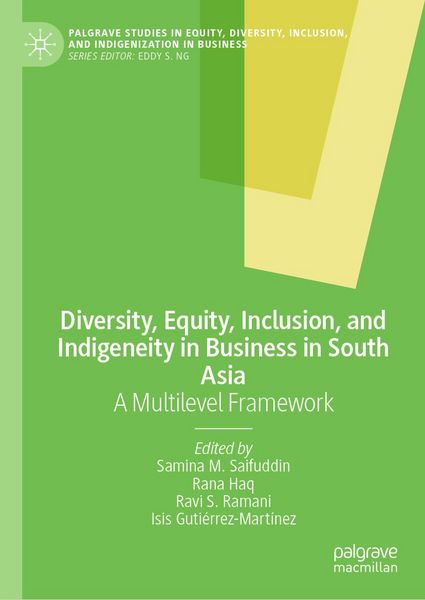Produktbild: Diversity, Equity, Inclusion, and Indigeneity in Business in South Asia