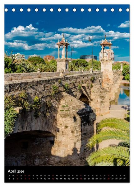 Produktbild: Valencia entdecken (Tischkalender 2026 DIN A5 hoch), CALVENDO Monatskalender