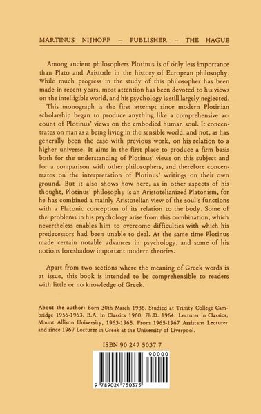 Produktbild: Plotinus&rsquo; Psychology