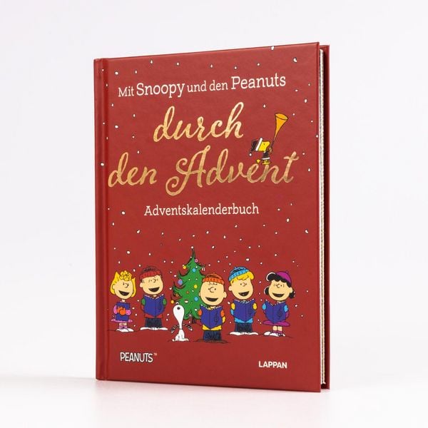 Produktbild: Peanuts Geschenkbuch: Mit Snoopy und den Peanuts durch den Advent