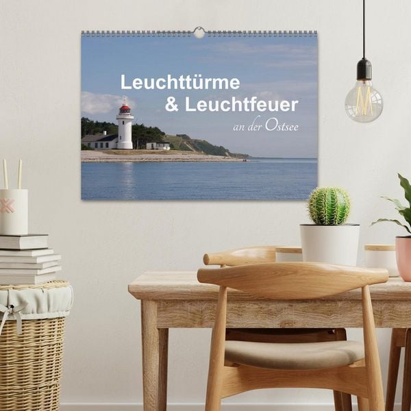 Produktbild: Leuchtt&uuml;rme und Leuchtfeuer an der Ostsee (Wandkalender 2026 DIN A3 quer), CALVENDO Monatskalender