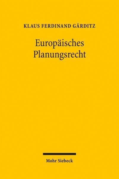 Produktbild: Europ&auml;isches Planungsrecht