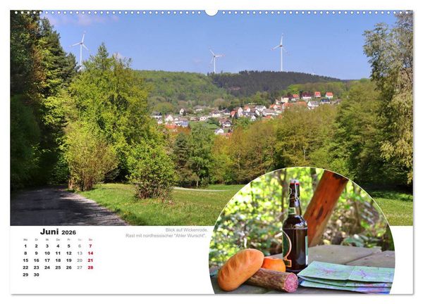 Produktbild: Der Grimmsteig (hochwertiger Premium Wandkalender 2026 DIN A2 quer), Kunstdruck in Hochglanz