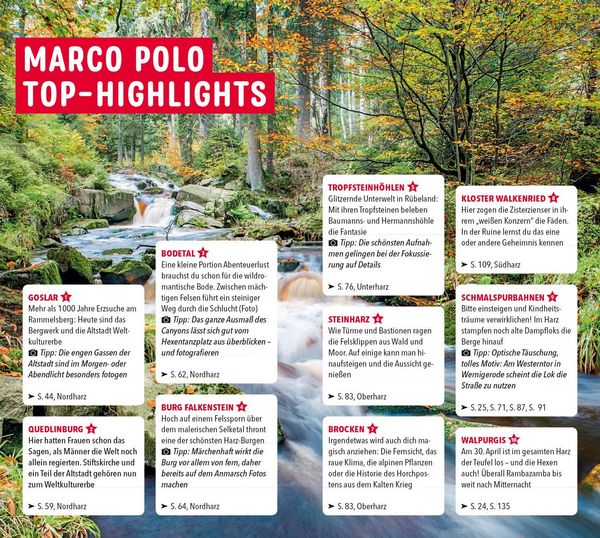 Produktbild: MARCO POLO Reisef&uuml;hrer Harz