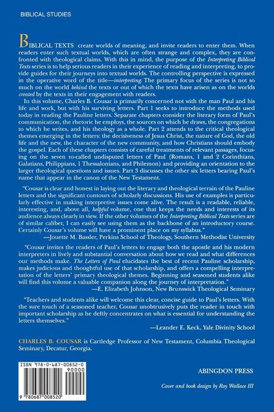 Produktbild: Interpreting Biblical Texts Series - The Letters of Paul