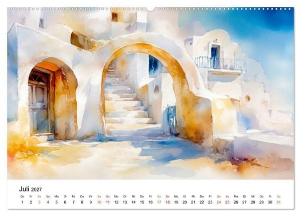 Produktbild: Mediterraner Glanz (hochwertiger Premium Wandkalender 2027 DIN A2 quer), Kunstdruck in Hochglanz