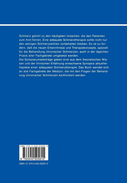 Produktbild: Chronischer Schmerz &mdash; Therapiekonzepte