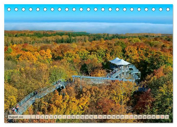 Produktbild: Deutschland - Nationalparks (Tischkalender 2026 DIN A5 quer), CALVENDO Monatskalender