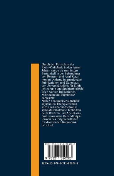 Produktbild: Radio-Onkologie beim Rektum- und Anal-Karzinom