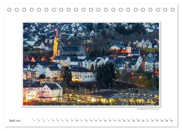 Produktbild: Emotionale Momente: Altenkirchen - der lebenswerte Landkreis im Norden des Westerwaldes. (Tischkalender 2026 DIN A5 quer), CALVENDO Monatskalender