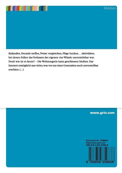 Produktbild: Wandel der Gesellschaft durch das Internet