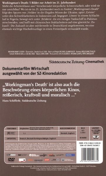 Produktbild: Workingman's Death - SZ-Cinemathek