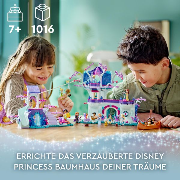 Produktbild: LEGO | Disney 43215 Das verzauberte Baumhaus Prinzessin Set mit Mini-Puppen