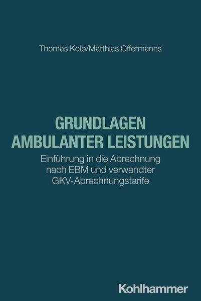 Produktbild: Grundlagen ambulanter Leistungen