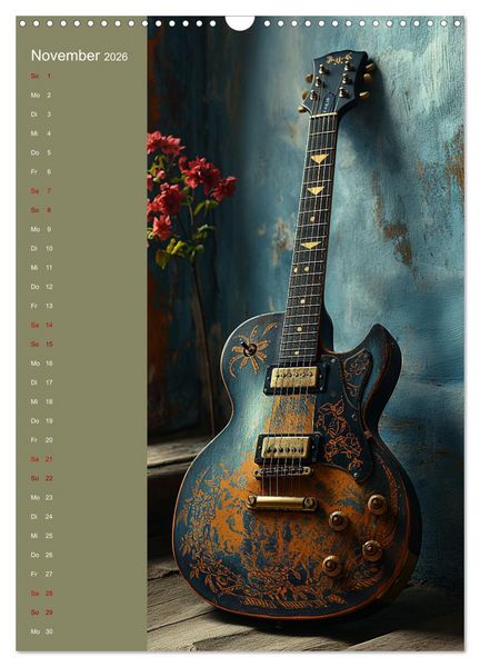 Produktbild: Strings & Dreams: Ein Jahr musikalischer Inspiration (Wandkalender 2026 DIN A3 hoch), CALVENDO Monatskalender