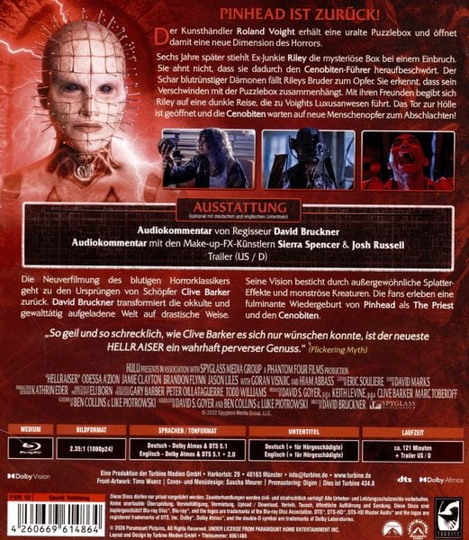 Produktbild: Hellraiser - Das Schloss zur H&ouml;lle