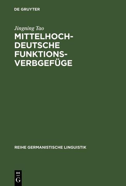 Produktbild: Mittelhochdeutsche Funktionsverbgef&uuml;ge