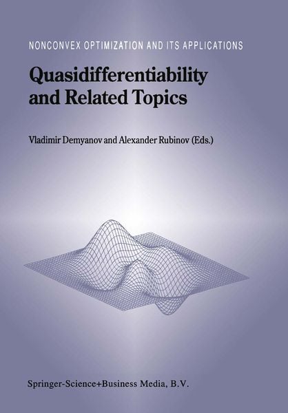 Produktbild: Quasidifferentiability and Related Topics