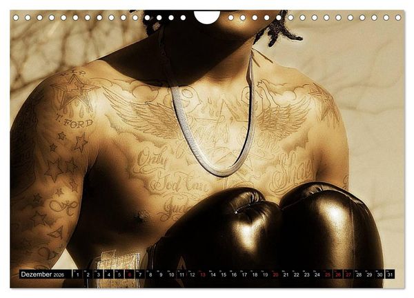 Produktbild: K&ouml;rperkult Tattoo (Wandkalender 2026 DIN A4 quer), CALVENDO Monatskalender