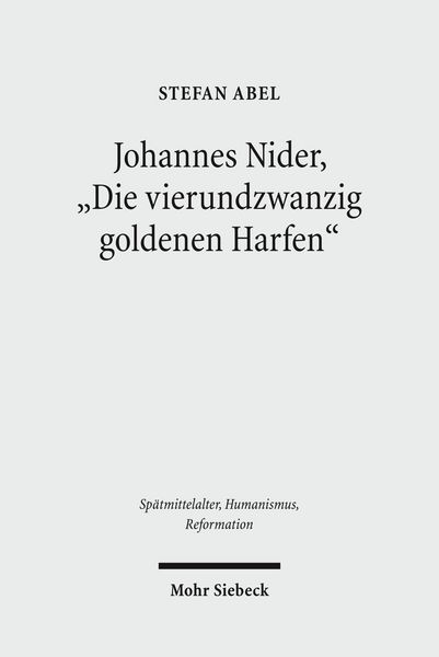 Produktbild: Johannes Nider 'Die vierundzwanzig goldenen Harfen'
