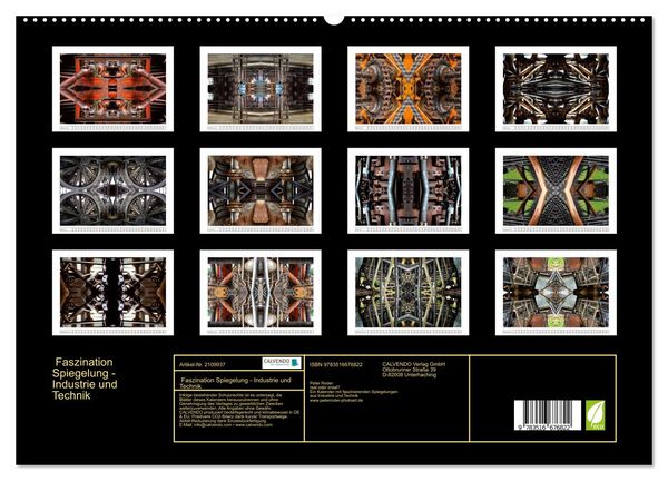 Produktbild: Faszination Spiegelung - Industrie und Technik (hochwertiger Premium Wandkalender 2026 DIN A2 quer), Kunstdruck in Hochglanz