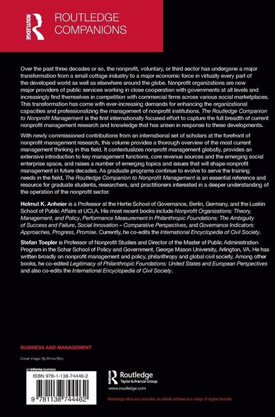Produktbild: The Routledge Companion to Nonprofit Management