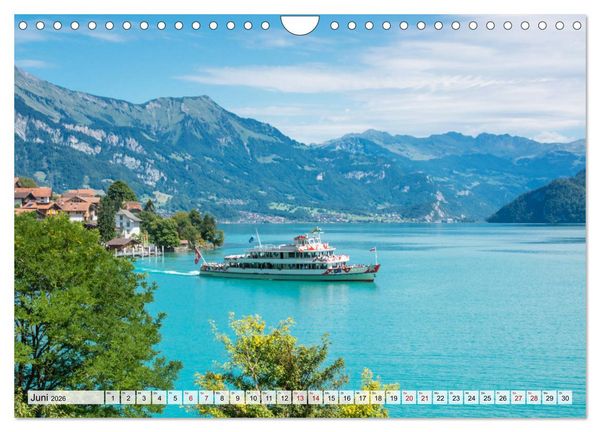 Produktbild: Der Brienzersee - Im Herzen des Berner Oberlandes (Wandkalender 2026 DIN A4 quer), CALVENDO Monatskalender