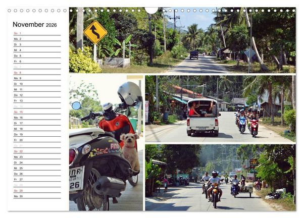 Produktbild: Das bunte Leben in Thailand (Wandkalender 2026 DIN A3 quer), CALVENDO Monatskalender