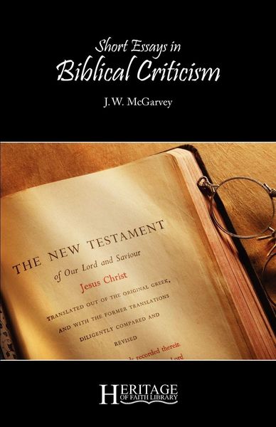 Produktbild: Short Essays in Biblical Criticism