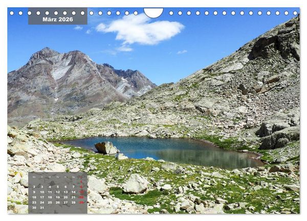 Produktbild: Die wilden Pyren&auml;en (Wandkalender 2026 DIN A4 quer), CALVENDO Monatskalender