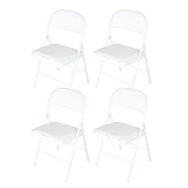 HTI-Living Klappstuhl Wedigo PVC Weiß 4er Set Klappstuhl Wedigo PVC Weiß 4er Set