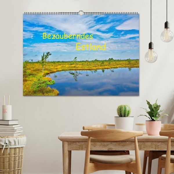 Produktbild: Bezauberndes Estland (Wandkalender 2026 DIN A2 quer), CALVENDO Monatskalender